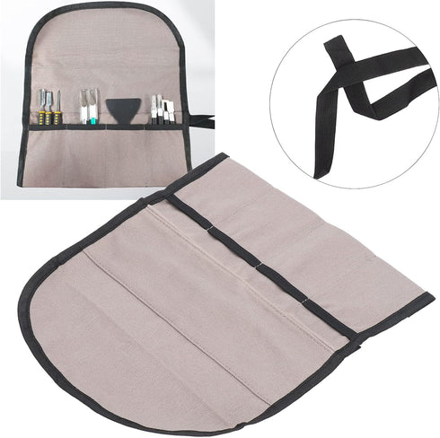 Tool Roll Up Bag, Chisel Tools Canvas Tool Pouch Multi Purpose Multi-Purpose Woodworking Hand Tool Storage Organizer, Best Gift for Carpenter...
