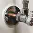 4-Pack 1/2-Inch CTS (5/8" OD) E3755 Hinged Split Escutcheons, Chrome Pipe Cover Plates with Screws, for 1/2" Copper, PEX Pipe...