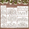 13 Pieces Wildflower Stencils Flower Stencils for Painting Wood, Reusable Spring Floral Field Plants Wild Flower Stencils for Crafts Wall Canvas F...