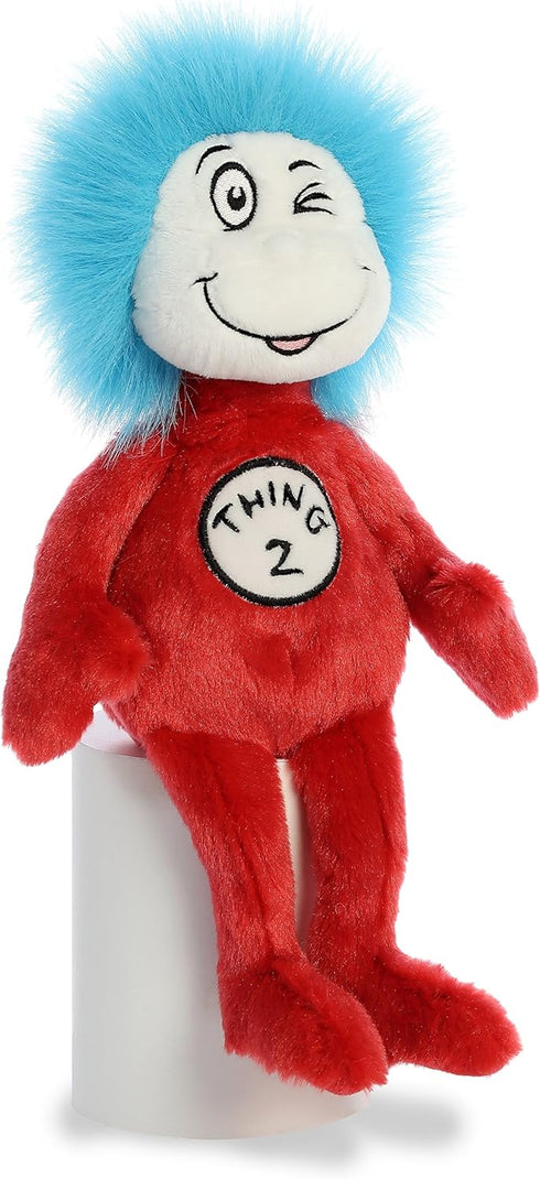 Aurora® Whimsical Dr. Seuss™ Thing Two Stuffed Animal - Magical Storytelling - Officially Licensed - Red 12 Inches...