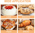 Cake Pan Side Liner Roll - 4 in x 164 ft Parchment Paper Strips for Baking, White Precut Circles...