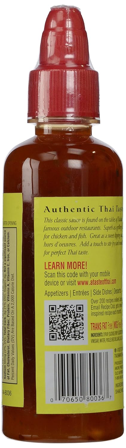 A Taste of Thai Sweet Red Chili Sauce, 7 oz...