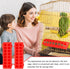 4 Plastic Flip Top Bird Small Poultry Feeder for Pigeon Chicken Feeder Small Poultry Feeder Drinker Duckling Quail Feeder No Mess No Waste Multiho...