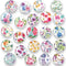 MORCART 30Pcs Refrigerator Magnets Fridge Magnets, Flower Fridge Decoration Sticker, Magnets for Kitchen Fridge, Locker Whiteboard, Office, Dishwa...