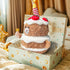 Birthday Stuffed Animals for Kids 10in Cute Fuzzy Cake Plush Toy for Girls Boys Kawaii Cozy Food Plushies for Toddler Huggable Teddy Bear Soft Toy...