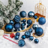 XmasExp 60mm/2.36" Christmas Ball Ornaments Shatterproof Christmas Ornaments Set Decorations for Xmas Tree Balls - 24ct (2.36'', Blue)...