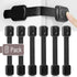 Bates- Child Safety Strap Locks, 6 Pack, Black Baby Cabinet Locks, Toilet Locks Baby Proof, Child Proof Drawer Locks, Cabinet Baby Locks for Cabin...