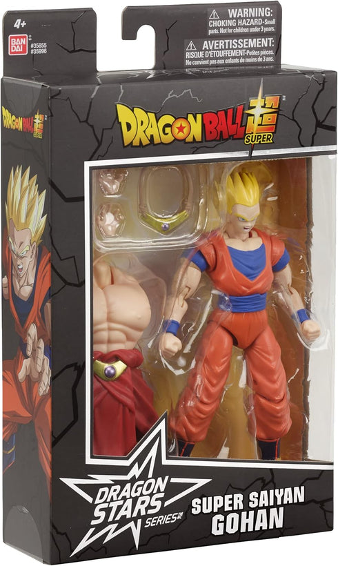 Dragon Ball Super - Dragon Stars - Super Saiyan Gohan, 6.5" Action Figure...