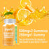 Vitamin B2 Gummies Riboflavin 500mg for Adults, Migraine Relief & Nervous System Support, Orange Flavor, Non GMO, Vegan, Pectin - 60 Counts...