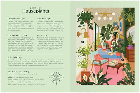 Galison Lighting 101: Houseplants – 500 Piece Book Puzzle with Beautiful Plant and Interior Design Artwork Packaged in Magnetic Keepsake Book Size...