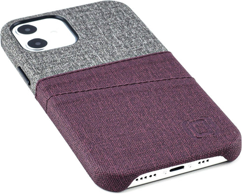 Dockem Wallet Case for iPhone 12 & iPhone 12 Pro: Built-in Metal Plate for Magnetic Mounting & 2 Credit Card Holders: 6.1" Luxe M2, Canvas Style S...