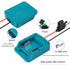 Power Wheel Adapter for Makita 18V Battery with Fuse & Switch & Wire terminals?Power Connector for Rc Car, Robotics, Rc Truck,DIY use, Work with f...