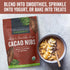 Viva Naturals Organic Cacao Nibs, 8 oz (227 g) - Keto Friendly and Vegan, Unsweetened Chocolate Chip Substitute, Perfect for Gluten Free Baking, C...