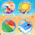 57 Pcs Summer Bulletin Board Decorations Set Our Summer Bucket List Classroom Decor Hawaii Sun Beach Bucket Paper Cutouts with Borders for Home Sc...