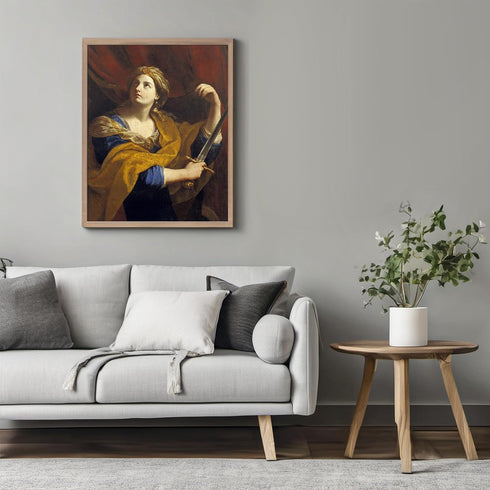 Posterizer 1 pcs-Judith c. 1620 painting poster-Religious Posters-Gifts for Christians -Decor for Church, Sunday School Classroom- unframed wall a...