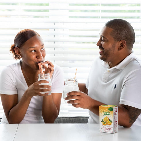 TRUE ORANGE Water Enhancer, Bulk Dispenser Pack - 100 Count (Pack of 1)| Zero Calorie Flavoring | For Water, Bottled Iced Tea & Recipes Flavor Pac...