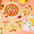 Make a Pizza Stickers, Pizza Crafts Pizza Party Supplies Decorations Pizza Party Favors for DIY Arts Birthday Games (36 Sheets)...