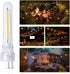 String Lights Replacement LED Bulb Filament 6 Packs, 2700K Warm White, S14 Light Bulb Accessories, Shatterproof Waterproof and Dimmable...