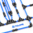 TAILONZ PNEUMATIC 4 Way 1/4 Inch OD Straight Push Fittings Plastic Quick Release Connectors Air Line Fittings PZA-1/4 (Pack of 5)...