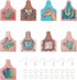 Cheriswelry Wood Dangle Earrings Making Kit DIY West Cowboy Style Earring Printed Cactus Wood Big Pendants Earring with 18pcs Cactus Pendants & 20...