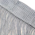 1x2 M Door String Curtain Rare Flat Silver Ribbon Thread Fringe Window Panel Room Divider Cute Strip Tassel for Wedding Coffee House Restaurant Pa...