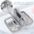 FYY Electronic Organizer, Travel Cable Organizer Bag Pouch Electronic Accessories Carry Case Portable Waterproof Double Layers All-in-One Storage ...
