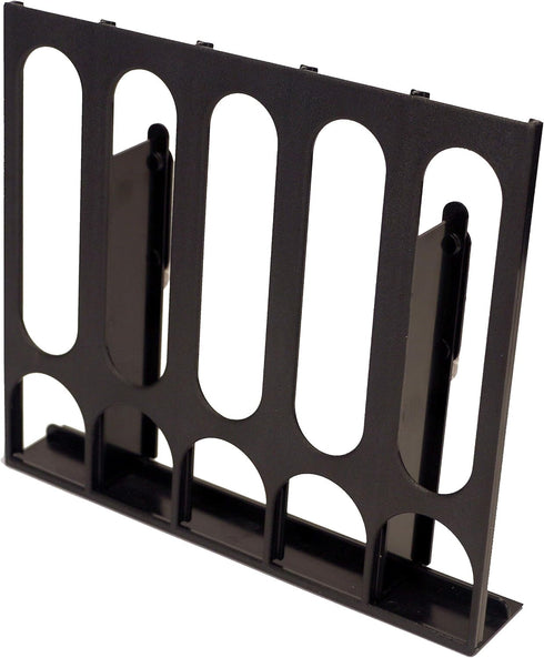 The Cupboard Caddy, Compatible with Keurig K-cups, Premium Storage Dispenser, Holder & Stand (Now with an improved magnetic release system) Black...