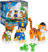 Paw Patrol: Jungle Pups Chase, Tracker & Tiger Action Figures with Projectile Launcher, Kids Toys for Boys and Girls Ages 3 and Up...