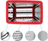 Spring Chef Professional Cheese Grater - Stainless Steel 4 Sided Box Grater for Kitchen, XL Size - Perfect Shredder for Parmesan Cheese, Carrot, P...