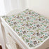Woodland Mushroom Forest Changing Pad Covers Watercolor Mushroom Green Leaves Diaper Changing Table Sheets for Girl Boy Wild Plants Soft Breathabl...