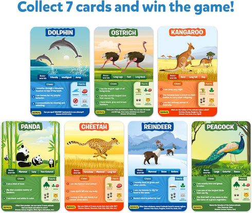 Skillmatics Card Game - Guess in 10 Animal Planet, Perfect for Boys, Girls, Kids, and Families Who Love Toys, Board Games, Gifts for Ages 6, 7, 8,...
