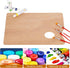 STOBOK Rectangular Drawing Board Painting Supplies Art Oil Painting Board Watercolor Paint Wood Painting Acrylic Paint Wood Serving Tray Wooden Pa...
