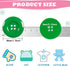YAKA 50pcs 4 Holes Round Sewing Resin Buttons1.5inch/38mm in Bulk for Environmental Sewing Fasteners Scrapbooking DIY Sewing Tailor Crafts Coats C...