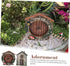 Fairy Garden Doors and Windows for Trees Miniature Fairy Gnome,DIY Yard Art Garden Sculpture Decoration Decor, Wooden Doors and Windows in The Yar...