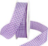 Gingham Ribbon, 1 Inch 25 Yd, Plaid Checkered Ribbon with Woven Edge, for DIY Crafts, Flower Bouquet Wrapping Home Decoration (Purple)...