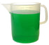 EISCO Measuring Jug, 5000mL (5 Liter) - Short Form - Polypropylene Plastic - Molded Graduations - Chemical Resistant, Autoclavable - Handle for Co...