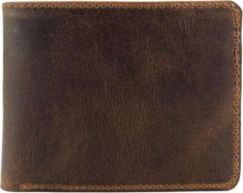 Hide & Drink, Slim Bifold Wallet, Classic Billfold for Pocket or Bag, Store Money, Cards and Cash, Travel Accessory, Full Grain Leather, Handmade,...