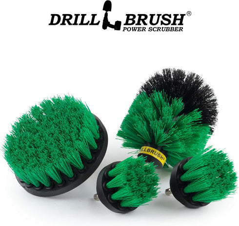 Pan Scrubber Kit - Cast Iron Skillet Brushes - Kitchen Cleaning Supplies - Stove Scrubber - Kitchen Countertop Cleaner - Kitchen Trash Can Scrubbi...
