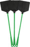 Rubber Fly Swatter, Long Fly Swatter Pack, Fly Swatter Heavy Duty, Light Green Color (3 Pack)...
