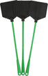 Rubber Fly Swatter, Long Fly Swatter Pack, Fly Swatter Heavy Duty, Light Green Color (3 Pack)...