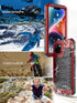 Unitedtime for iPhone 14 Case Waterproof with Built-in Screen Protector Full Body Rugged Hard Silicone, Military Grade Shockproof Dustproof Protec...