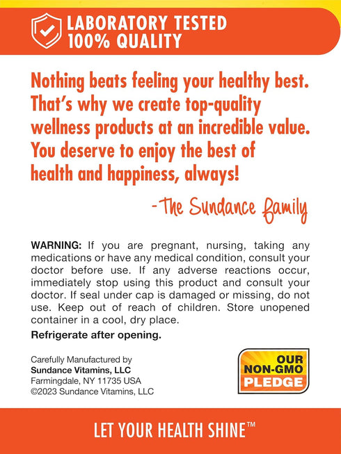Sundance Probiotic-14 Complex | 3 Billion Active Cultures | 60 Capsules | Non-GMO and Gluten Free Supplement...