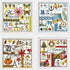 Awesocrafts 4 Pack Cross Stitch Kits, Four Seasons Easy Patterns Cross Stitching Embroidery Kit Supplies, Stamped or Counted (Four Seasons, Counte...