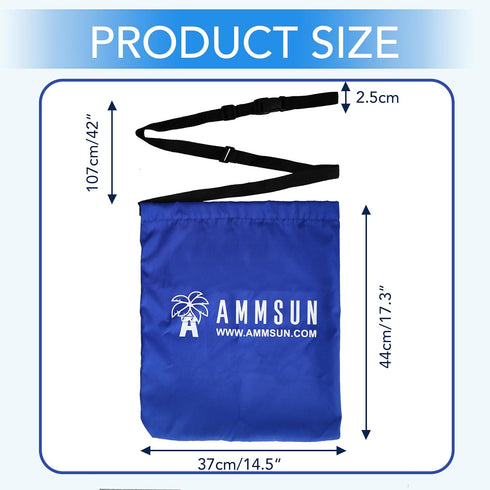 AMMSUN Beach Umbrella Sand Bag Umbrellas Anchor Weight Bags Anchor for Heavy Duty High Wind Resistant Beach Shade Tent Outdoor Canopies Windproof ...