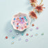 UR URLIFEHALL 100 Pcs Mixed Color Spray Painted Glass Star Beads for Earring Bracelet Necklace Jewelry DIY Craft Making...