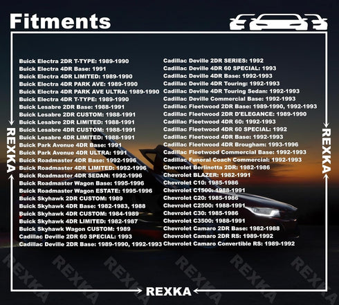 Rexka 50pcs Door Trim Panel Retainer Clip Compatible with GM 363137 Chevrolet Blazer Silverado Truck GMC Yukon...