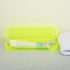 VOCOSTE Toothbrush Travel Case, Plastic, Lightweight Traveling Toothbrush Holders Case, for Travel Business, Yellow, 2.17"x1.38"x8.07"...