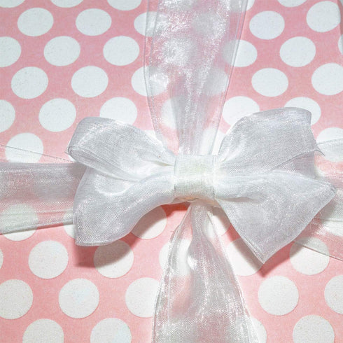 Morex Ribbon 91809/100-601 Organdy Nylon Ribbon, 1 1/2-Inch by 100-Yard, White...