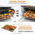 Reusable Liners for Toaster Oven Air Fryer 9 x 11 Accessories Compatible with Breville, Black & Decker, Cuisinart, Emeril Lagasse + More, Perforat...