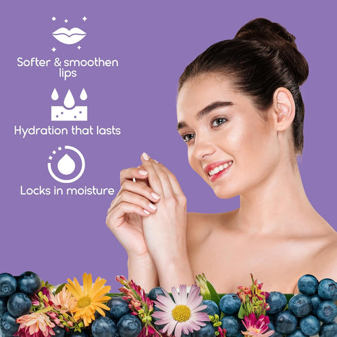 Lip Sleeping Mask with Hyaluronic Acid & Vitamin C - Nourish & Hydrate Dry Lips with Lip Balm - Overnight Lip Mask Moisturizer for Skin Care - Ber...
